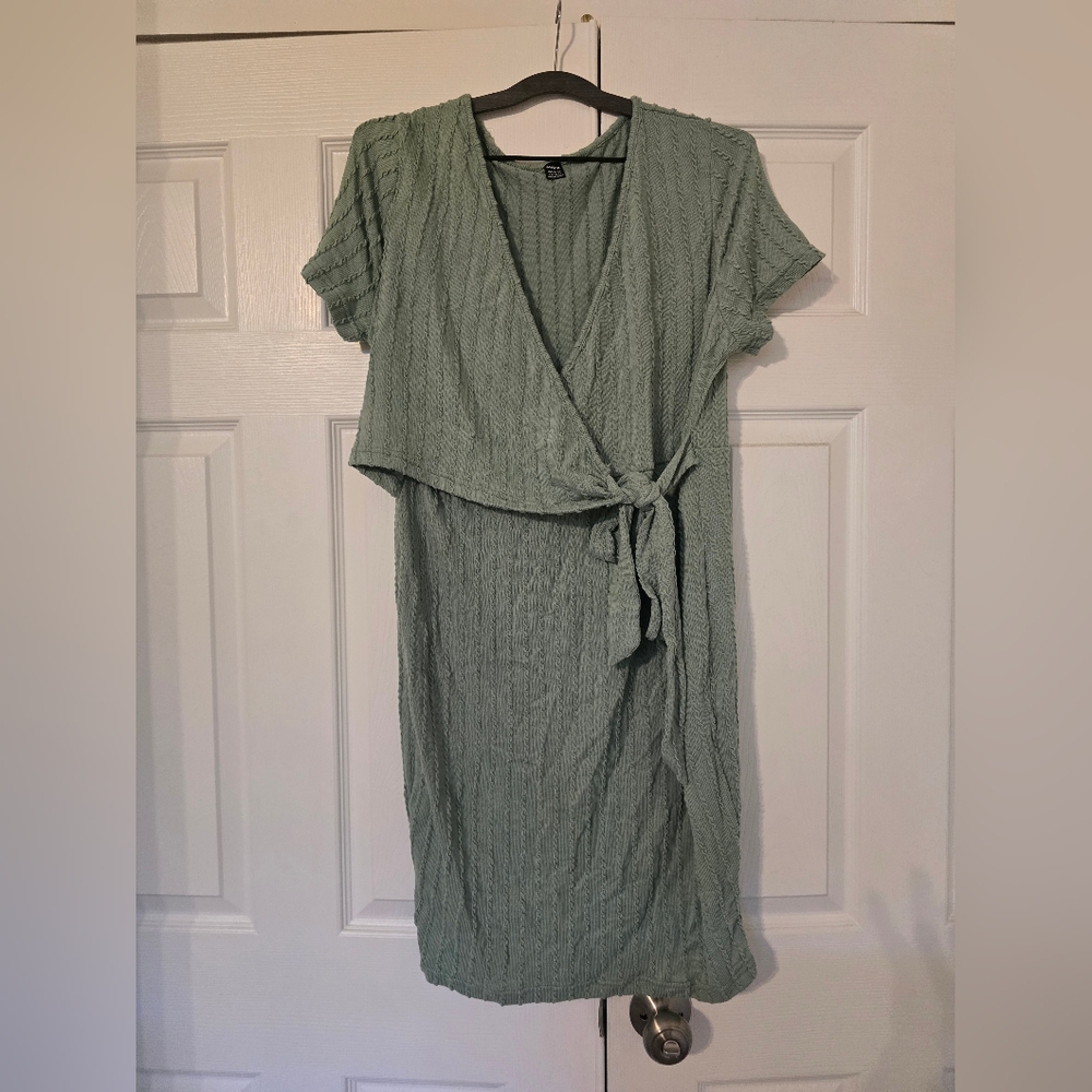 SHEIN Sage Green Midi Dress
